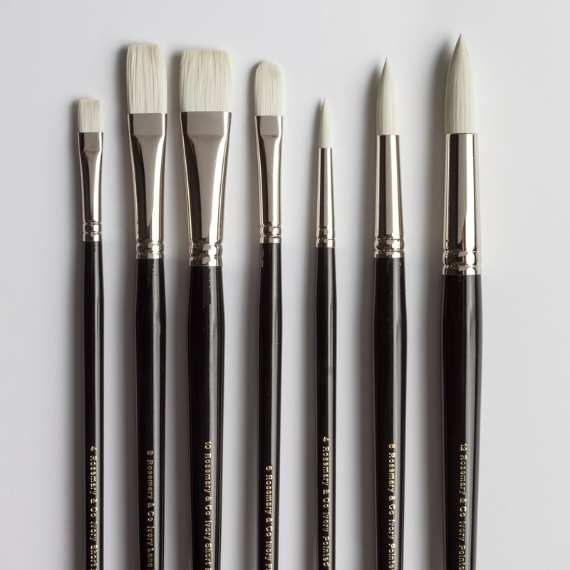 Rosemary & Co : Oil and Acrylic Brush : Set