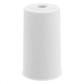 WAGNER VULKANO BIG 15525121 Floor Door Stopper/Wall Door Stopper Diameter 45 x 75 mm Buffer Made of High-Quality Solid Rubber White for Screwing in Germany
