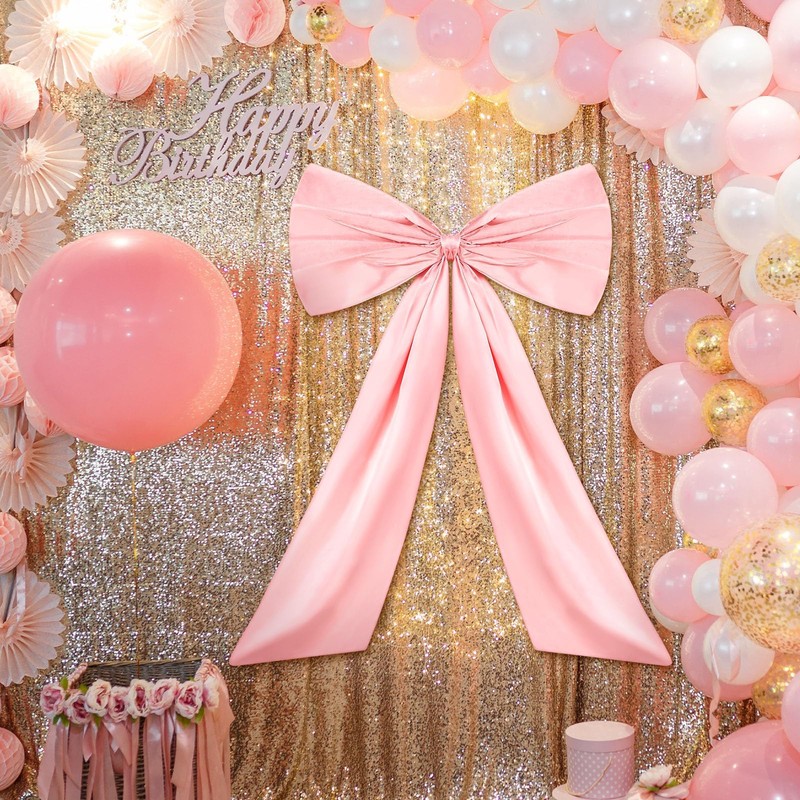 Large Satin Bow, 60 x 90 cm Gift Bow, Large,