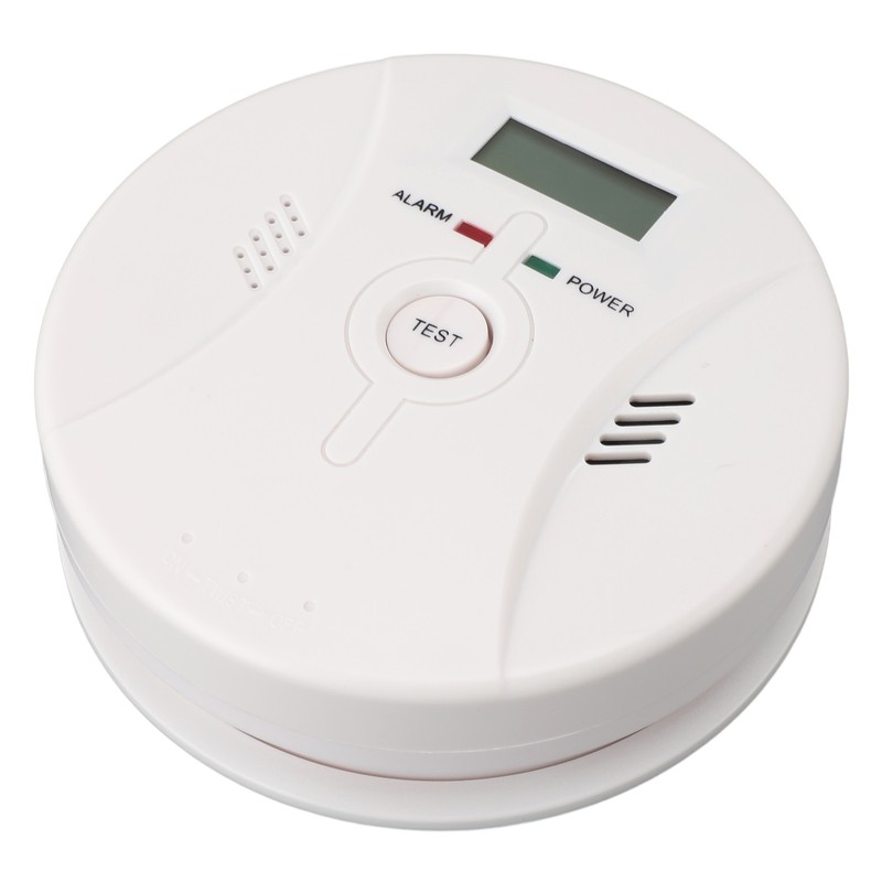 2 in 1 Smoke and CO Detector Sound Light Alarm