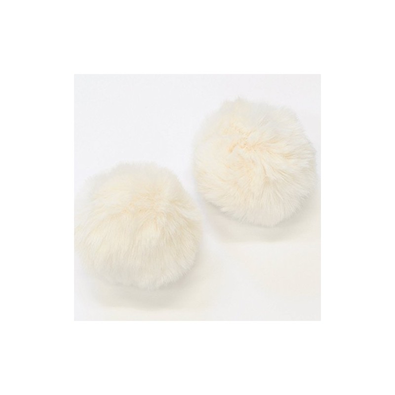 MYmama Fur Ball Approx. 3.1 inches (8 cm) 2 pcs