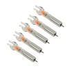 5PCS LED Lighted Nocks Plastic Shell Easy Installation for 6.2mm