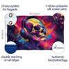 Skull with Headphones Flag - Music Large Funny Flag -