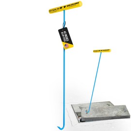 T&T Tools Heavy Duty Handy Hook – Portable 42 Inch with 3/8" Round Pump Hook End -Multipurpose Lifting and Pulling Tool for Manhole Covers, Septic Tanks, Storm Drains, Sewer Lids & More –1 Pack