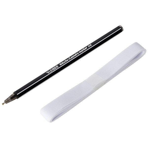 Kleiber Plastic/ Material Iron on Name Label Set