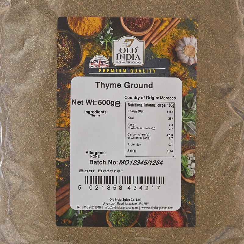 Old India Thyme Ground 500g