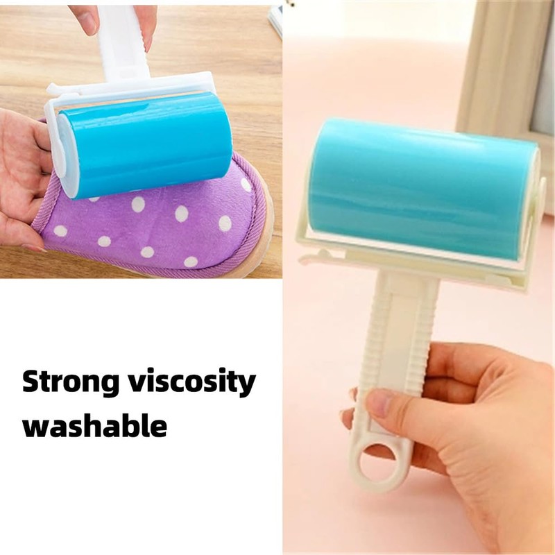 3 Pack Sticky Lint Roller Pet Hair Remover Reusable Washable