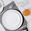 TP 10.5 inch Melamine Dinner Plates Set of 6, Lightweight