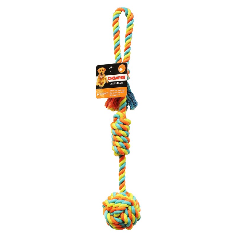 Boss Pet Chomper Rope Ball Tug