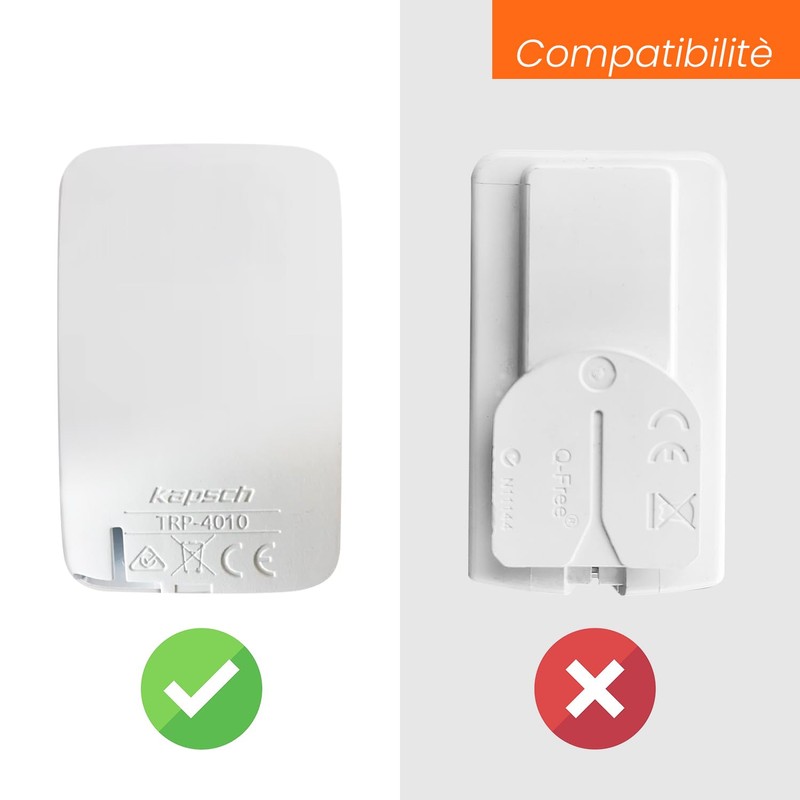 Genérico 1 x White Telepassage Mount Compatible with Kapsch TRP-4010