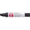 Pentel Jumbo Felt Pen, Large Chisel tip, Black permanent ink,