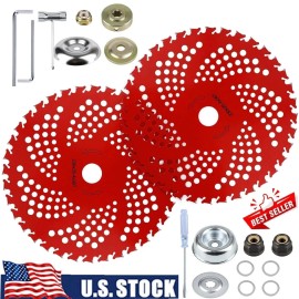 For Husqvarna, For STIHL, For Weed Eater 9"x 36 Teeth Carbide Tipped Blade kit for Brush Cutter Trimmer Weed Eater.2 Pack