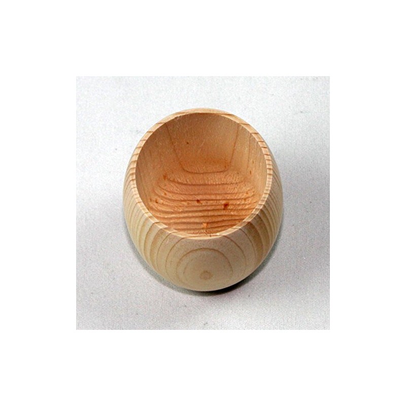 Natural Hinoki Cypress, a nice Japanese Cypress Round guinomi
