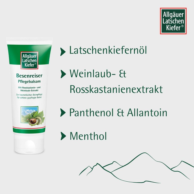 Allgäuer Latschenkiefer Spider Veins Care Balm with Light Shimmer for
