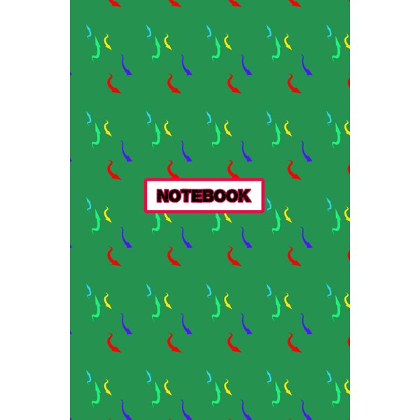 A Seamless Pattern Arrow Multi Color Notebook For High School