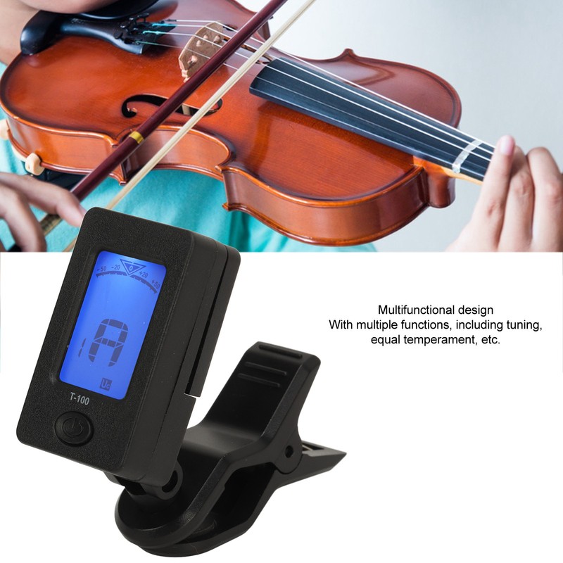 Guitar Tuner Clip On Multi Function High Accuracy Black Tuner