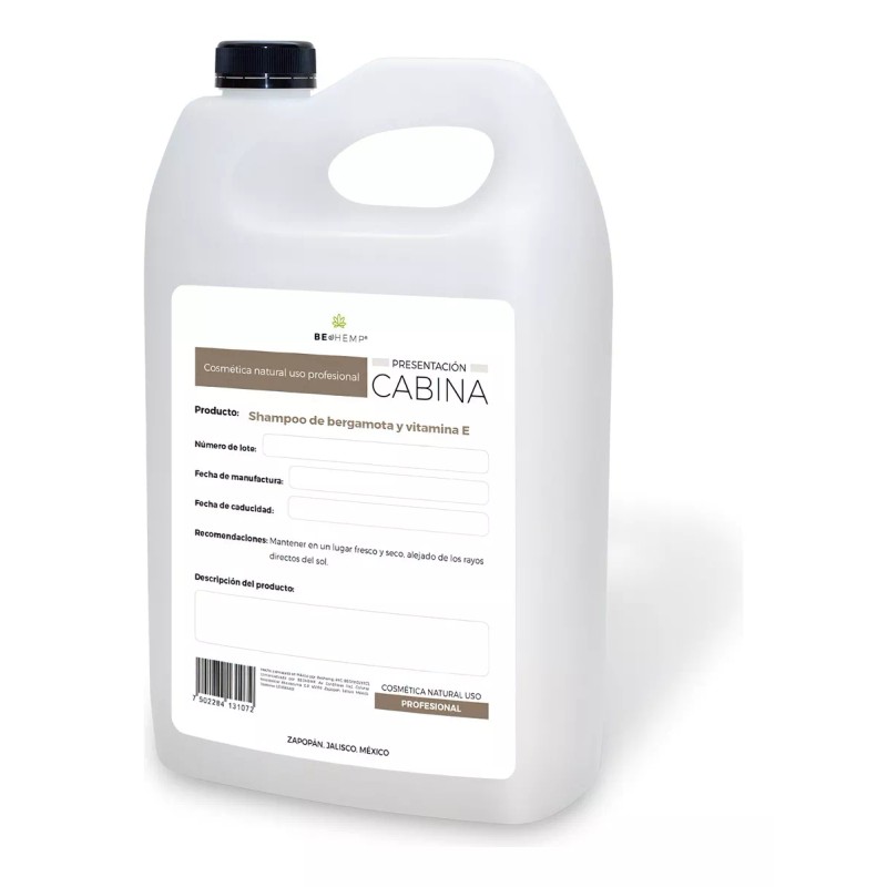 Beohemp Shampoo A Granel Bergamota Vitamina E Anticaída Y Fuerza