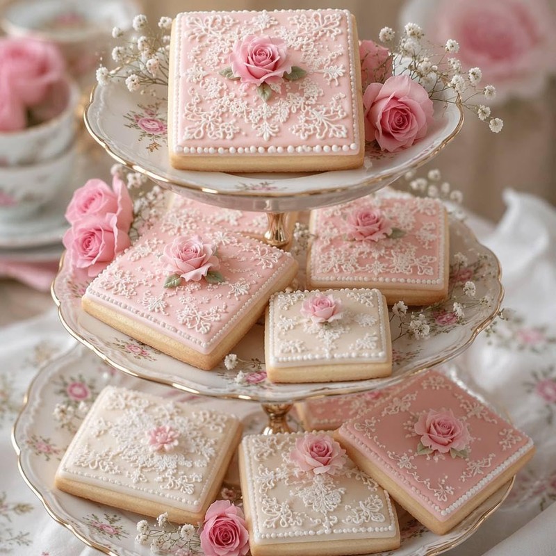 ZADE Square Cookie Cutter Set, 7pcs Different Size Square Biscuit