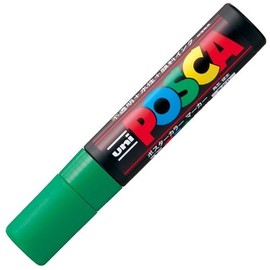 三菱鉛筆 posuta-kara- Marker Point Ska pc17 K (Chunky. Corner Core) [Set of 5] (Green)