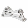 Unbranded Chrome Aluminum Cut Handlebar Riser Top Clamp For Harley
