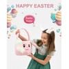 Lofytain Easter Basket Bags,Easter Eggs-Gift Baskets for Kids,Bunny Tote Bag