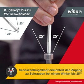 Wiha Feinschraubendreher Set PicoFinish® (42993) 7-tlg. Schlitz, Kreuz I Präzisionsschraubendreher mit Halter I Uhrmacherwerkzeug, Mini Set Modellbau