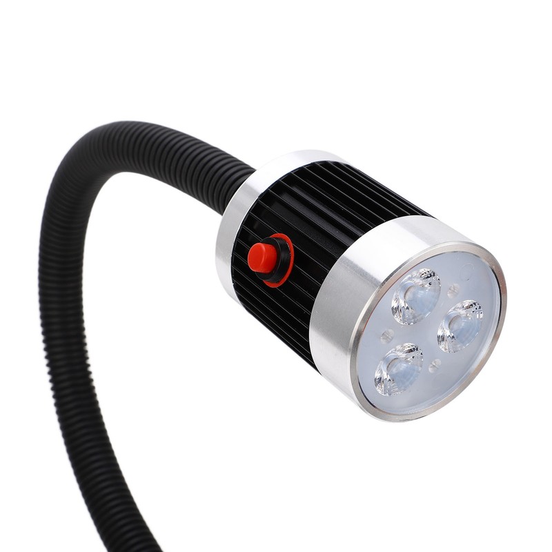 Round Magnetic Base Gooseneck Light Industrial LED CNC Machine Tool