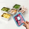 souso 6pcs 304 Stainless Steel Food Containers with Lids, Stacking