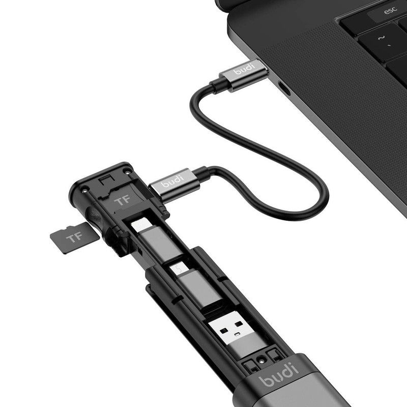 Budi 9 in 1 Essential Travel Charging & Data Sync