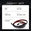 LED Triple 60 inchs Red Brake White Reverse Amber Turn