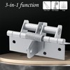 4 Pack 10cm Self-Closing Door Hinges, 4" Spring Door Hinge