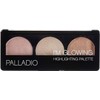 Iluminador Palladio GIP01 – Brillo en Polvo 3 Tonos