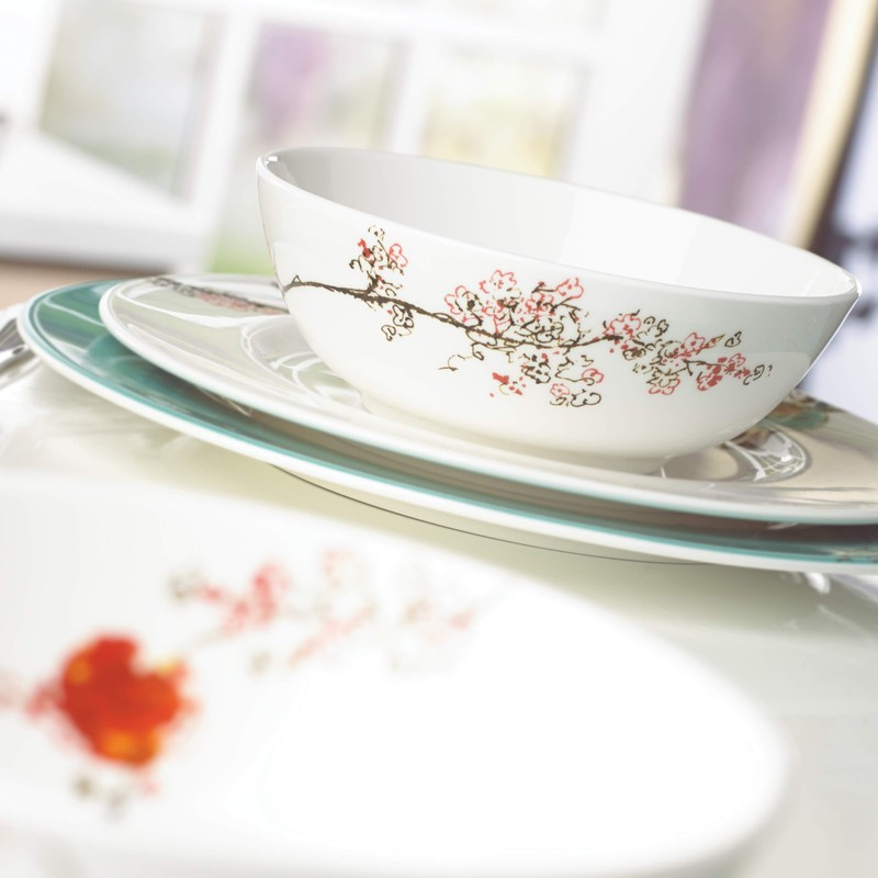 Lenox Chirp 4-Piece Place Setting, 5.1 LB, Multi