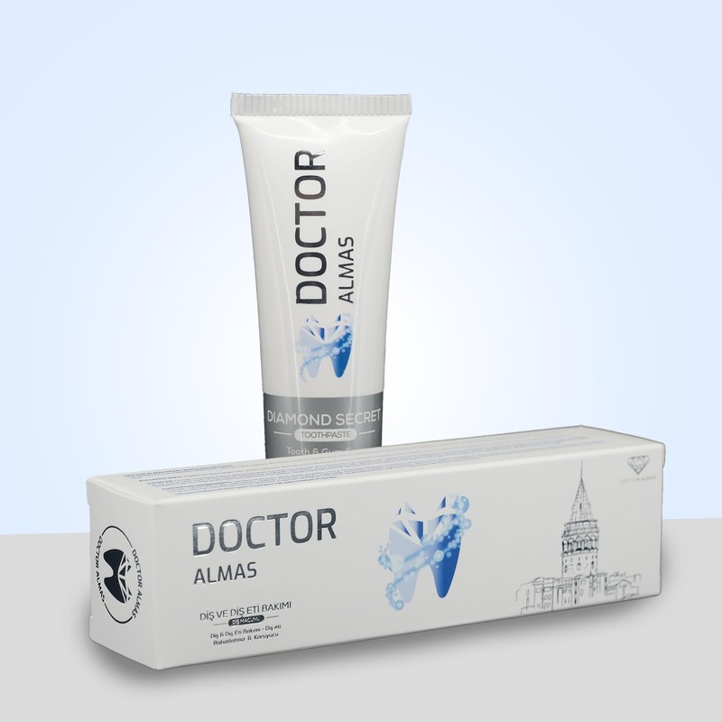 Doctor Almas Diamond Secret Naturally Whitening Toothpaste, Toothpaste for Sensitive