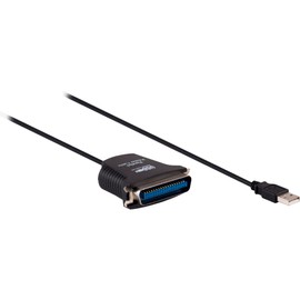 Ativa™ USB To Parallel Printer Adapter Cable, 6'
