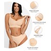 FeelinGirl para Mujeres Post-Surgical Minimizer Bra Breast Augmentation Easy-Care Wireless
