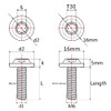 Wanyifa Titanium Bolt M6 10 15 20 25mm Torx T30