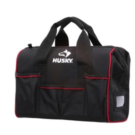 Husky 71787-2N09 14" L X 6" W X 11" H Large Mouth Bag for Tools and Accessories