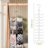 OMHOMETY Scarf Hanger for Closet, 20 Large Capacity Scarf Organizer,