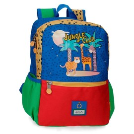 Enso Jungle Club, Colourful, Backpack 32