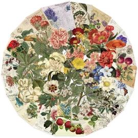 Mythya Pegatinas de Naturaleza Vintage, 100 Piezas Hermosas Calcomanías Decorativas Florales, Impermeable Pegatinas para Albumes de Recortes, Cuadernos, Computadora (Floral-2)