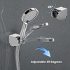 Adjustable Handheld Shower Head Holders On Wall Mount Shower Bracket
