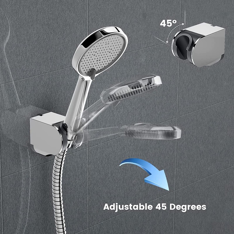 Adjustable Handheld Shower Head Holders On Wall Mount Shower Bracket
