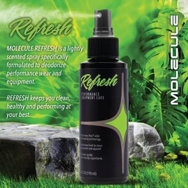 Molecule Refresh | Performance Apparel Care | Cleans and Deodorizes Racing Suites & Technical Fabrics | Signature Fresh Scent (1 Gallon)
