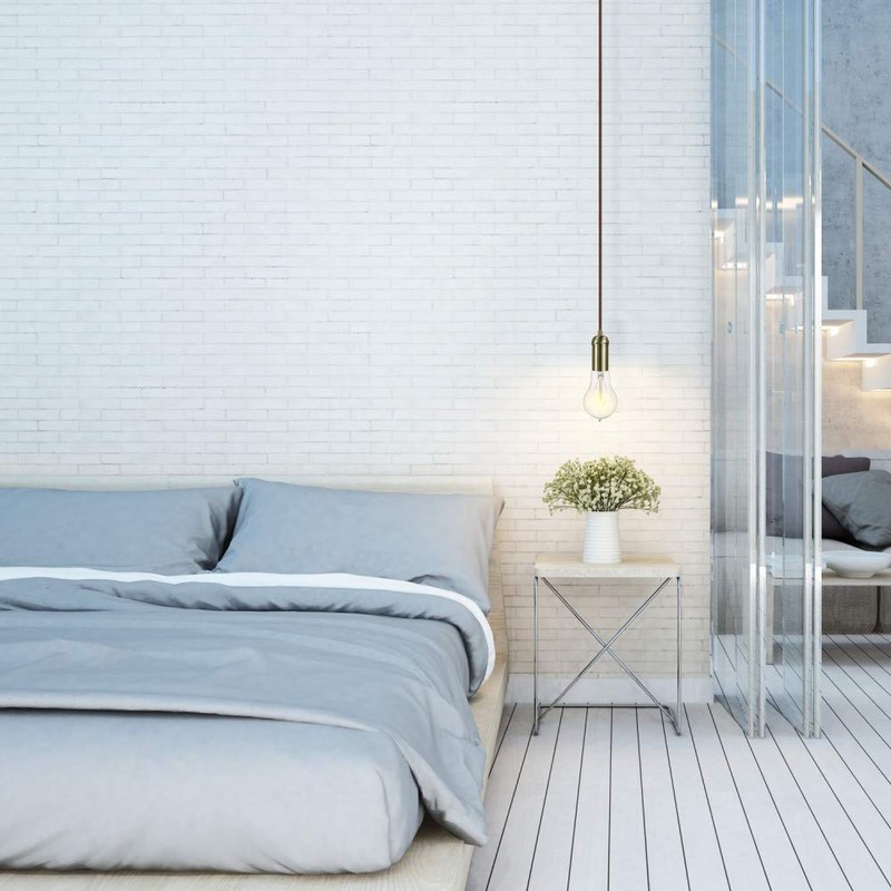 Globe Electric 01325 60W Vintage Edison A19 Quad Loop Incandescent