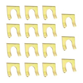 JNNJ 15PCS Car Brake Hose Clips, Parking U Shaped Vehicles Brake Line Clip, Metal Brake Hose Retainer U Shaped Bracket Parking Clip, Replacement Cable Truck Hose Bracket Retaining Clip(No.6)