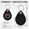 10pcs RFID Key Fobs 125khz RFID Writable T5577 fob tag