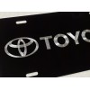 BLVD Toyota Car Tag Diamond Etched Aluminum Engraved Vanity Front
