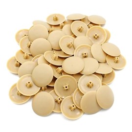 Beige Pozi Screw Head Caps - Press Fit - Pack of 50 - Free P&P