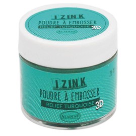 Aladine 10207 Embossing Powder 25 ml Turquoise